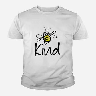 Bee Kind Unity Day Funny Bee Youth T-shirt | Crazezy