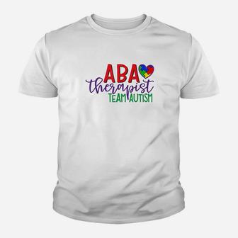 Behavior Therapist Cute Aba Therapy Youth T-shirt - Thegiftio UK