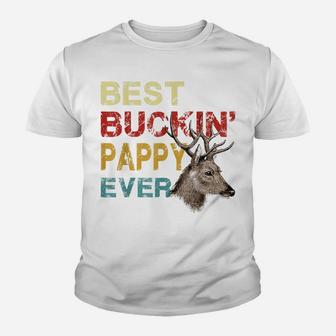 Best Buckin' Pappy Ever Shirt Deer Hunting Bucking Father Youth T-shirt | Crazezy CA