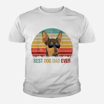 Best Dog Dad Ever Chihuahua Tshirt Fathers Day Youth T-shirt | Crazezy