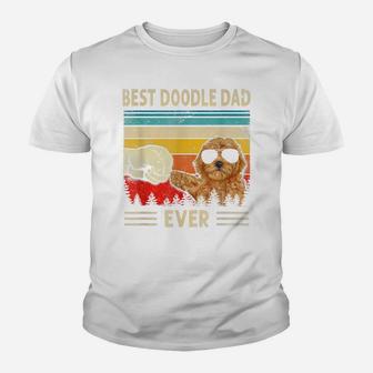 Best Doodle Dad Ever Goldendoodle Dog Dad Gift Father's Day Youth T-shirt | Crazezy AU