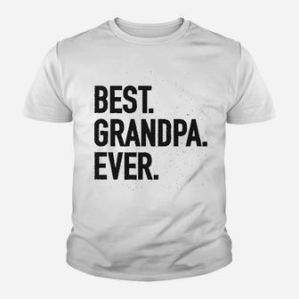 Best Grandpa Ever Youth T-shirt | Crazezy DE