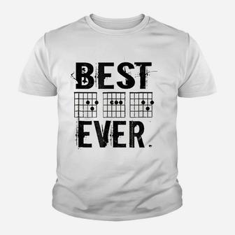 Best Guitar Chord Saying Dad Ever Youth T-shirt | Crazezy UK