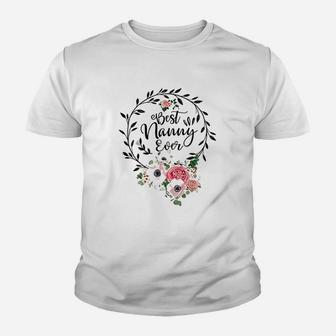 Best Nanny Ever Youth T-shirt | Crazezy UK