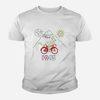 Bicycle Day Youth T-shirt | Crazezy