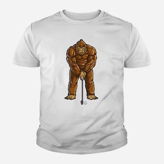 Bigfoot Sasquatch Golf Golfer Golfing Funny Gifts Youth T-shirt - Thegiftio UK