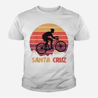 Bike Retro Vintage Santa Cruz Summer Bicycle Youth T-shirt | Crazezy
