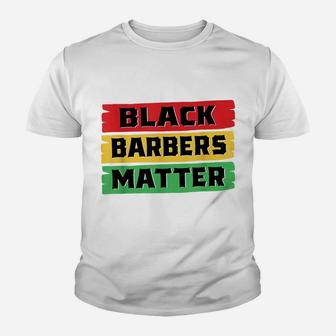 Black Barbers Matter Black History Month Gift Youth T-shirt | Crazezy DE