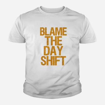 Blame The Day Shift Youth T-shirt | Crazezy