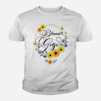 Blessed Gigi Shirt For Women Beautiful Flower Floral Youth T-shirt | Crazezy
