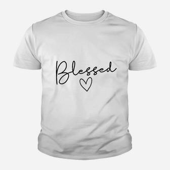 Blessed Heart Youth T-shirt | Crazezy
