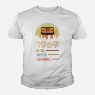 Born 1969 Man Myth Legend Birthday Gifts For 51 Years Old Youth T-shirt | Crazezy