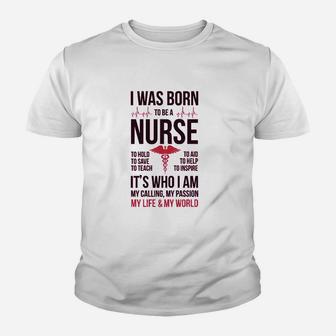Born To Be A Nurse Gift For Nurses Women Youth T-shirt | Crazezy UK