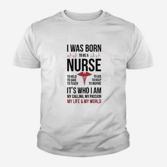 Born To Be A Nurse Youth T-shirt | Crazezy