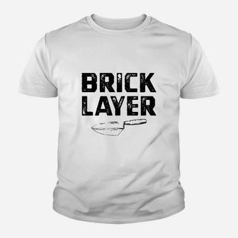 Brickwork Bricklaying Youth T-shirt | Crazezy CA
