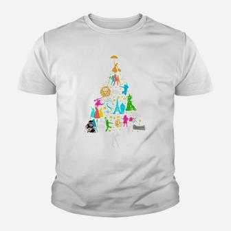Broadway Musical Theatre Christmas Tree Funny Xmas Youth T-shirt | Crazezy