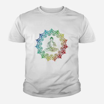 Buddha Rainbow Youth T-shirt | Crazezy AU