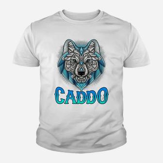 Caddo Wolf Spirit Animal Native American Caddo Heritage Rela Youth T-shirt | Crazezy AU