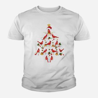 Cardinal Bird Ornament Decoration Christmas Tree Xmas Gifts Sweatshirt Youth T-shirt | Crazezy