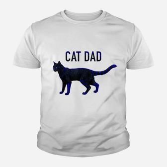 Cat Dad Gifts Fathers Day For Best Cat Dad Ever Men Daddy Youth T-shirt | Crazezy CA