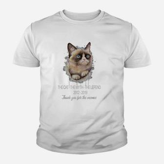 Cat Grumpy Thank You For The Memes For Women Youth T-shirt | Crazezy CA