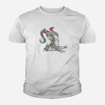 Cat Landing On Face Youth T-shirt | Crazezy