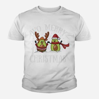 Christmas Avocado Sweatshirt Cute Vegan Vegetarian Xmas Gift Youth T-shirt | Crazezy