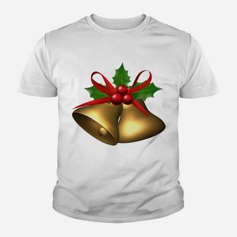 Christmas Bells Youth T-shirt | Crazezy
