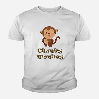 Chunky Monkey Animals Zoo Youth T-shirt | Crazezy