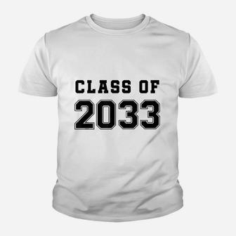 Class Of 2033 Grow With Me First Day Of School Youth T-shirt | Crazezy UK