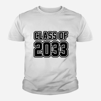 Class Of 2033 Youth T-shirt | Crazezy
