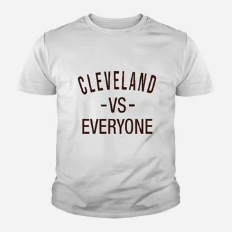 Cleveland Vs Everyone Youth T-shirt | Crazezy CA