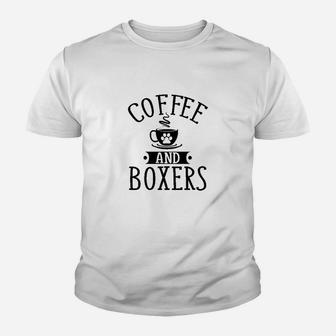 Coffee And Boxers Youth T-shirt | Crazezy