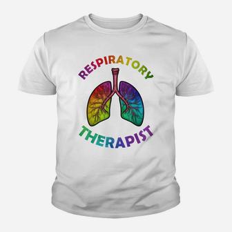 Cool Respiratory Therapy For Men Women Care Lung Doctor Rt Youth T-shirt | Crazezy