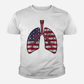 Cool Respiratory Therapy Men Women Us Flag Patriotic Rt Youth T-shirt | Crazezy