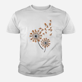 Corgi Flower Fly Dandelion Funny Dog Lover For Mom Men Kids Youth T-shirt | Crazezy UK