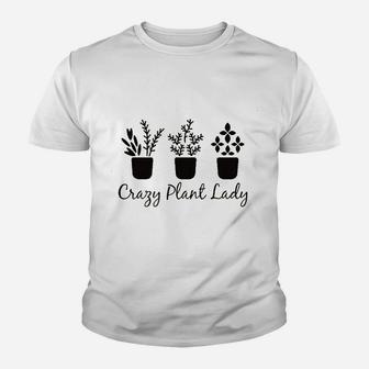 Crazy Plant Lady Youth T-shirt | Crazezy DE