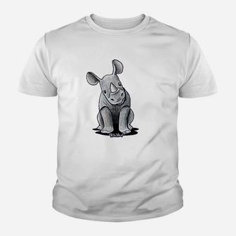 Curious Rhinos Youth T-shirt | Crazezy UK