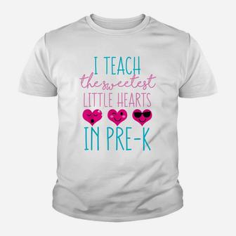 Cute Funny Saying Gift For Sweet Valentines Day Prek Teacher Youth T-shirt | Crazezy