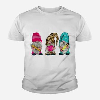 Cute Gnomes Funny Back To School Gift Teacher And Students Youth T-shirt | Crazezy