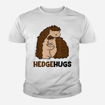 Cute Hedgehugs Cuddle Hedgehog Hugging Hugs Hedgehog Youth T-shirt | Crazezy AU