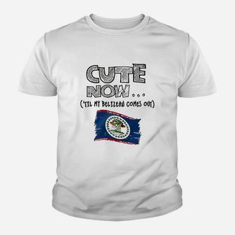 Cute Now Belize 'Til My Belizean Comes Out Youth T-shirt | Crazezy DE