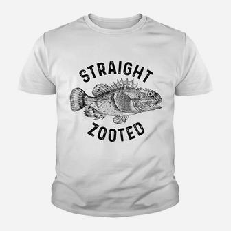 Cute Straight Zooted Funny Fish Youth T-shirt | Crazezy AU