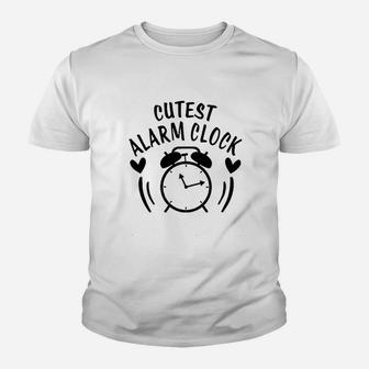 Cutest Alarm Clock Youth T-shirt | Crazezy CA