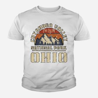 Cuyahoga Valley National Park Ohio Mountain Hiking Retro Youth T-shirt | Crazezy AU