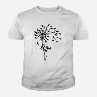 Dachshund Dandelion Art Youth T-shirt | Crazezy DE