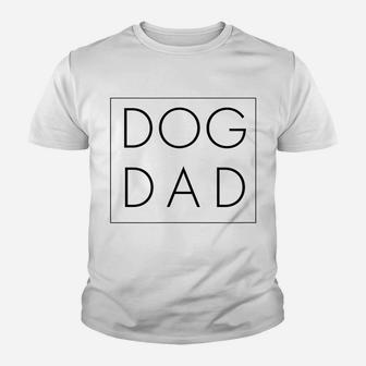 Dad Joke Design Funny Dog Dad Modern Father Youth T-shirt | Crazezy AU