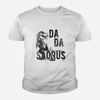 Dadasaurus Trex Funny Fathers Day Dinosaur Papa Youth T-shirt | Crazezy