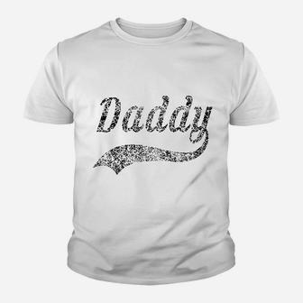 Daddy Classic Baseball Style Youth T-shirt | Crazezy