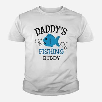 Daddys Dad Father Fishing Buddy Style B Fathers Day Youth T-shirt | Crazezy AU